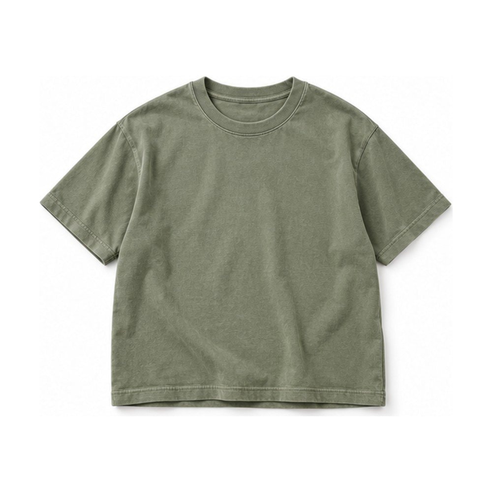 Garment-Dyed Boxy Tee