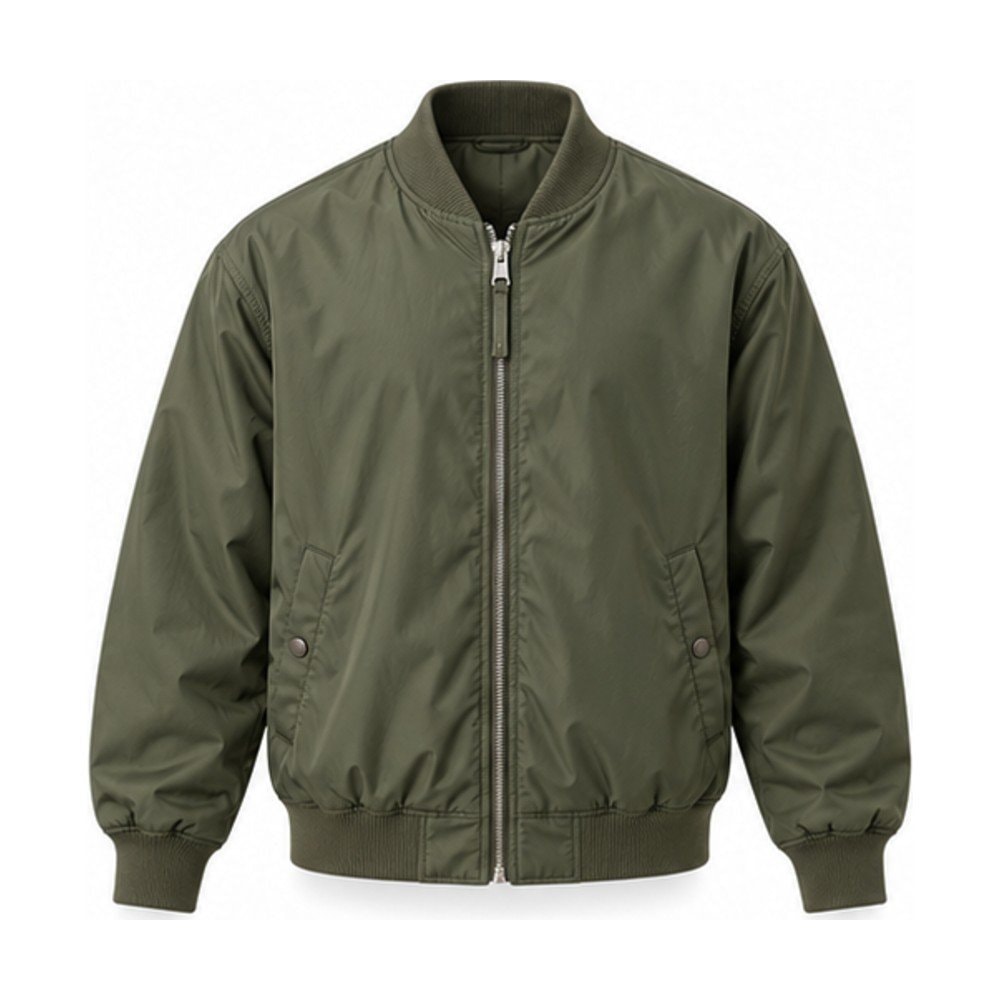 Lightweight Nylon Bomber Jacket