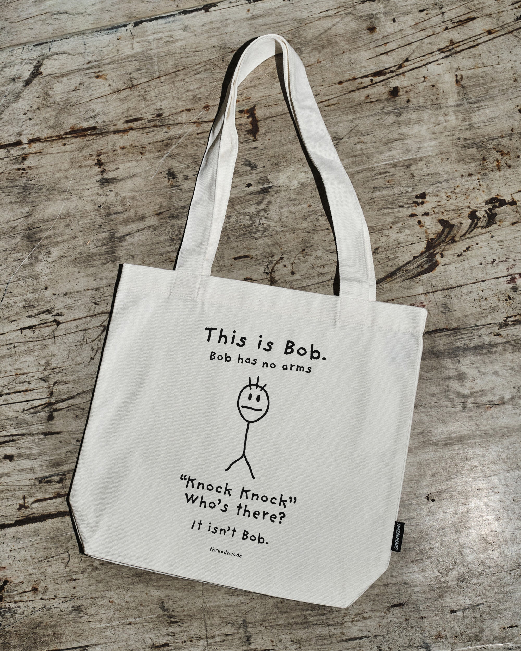 Bob Tote Bag - Premium 100% Cotton Canvas with Reinforced Straps