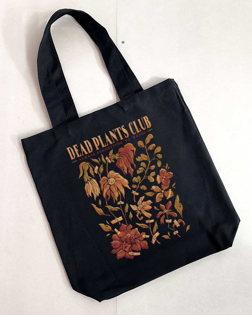 Dead Plants Club Tote Bag - Premium 100% Cotton Canvas