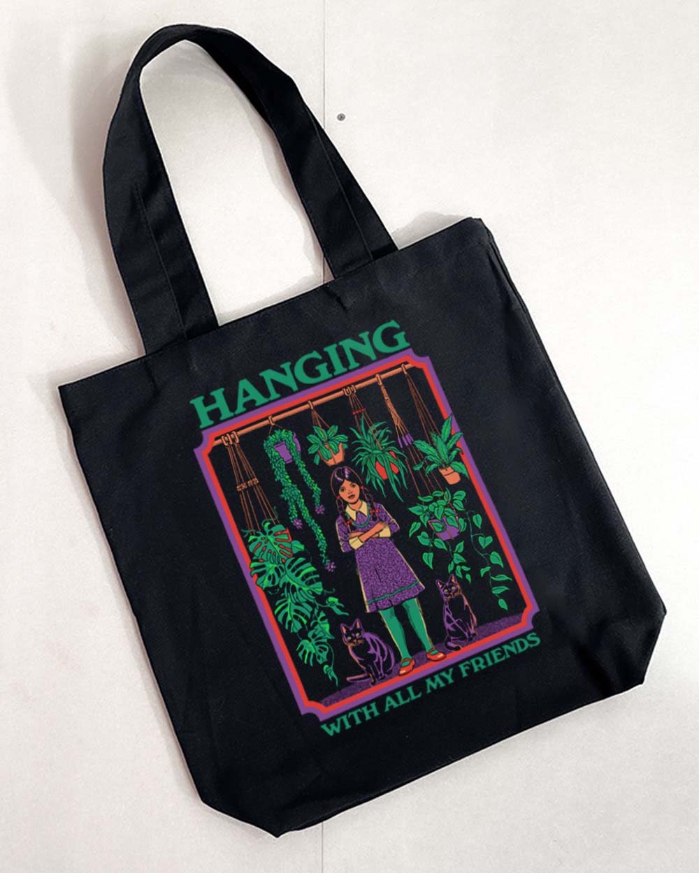 Hanging With All My Friends Cotton Canvas Tote Bag by Steven Rhodes