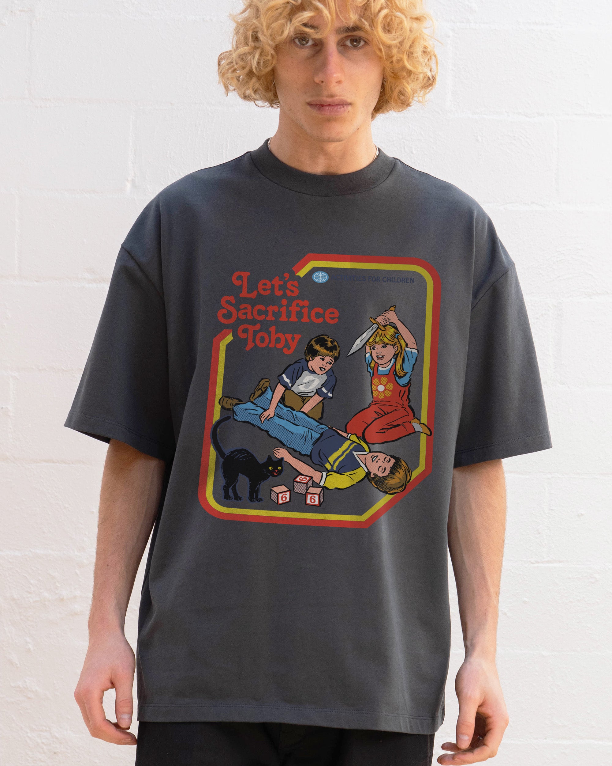 Let's Sacrifice Toby Oversized Graphic Tee - Unisex 100% Combed Cotton 275gsm