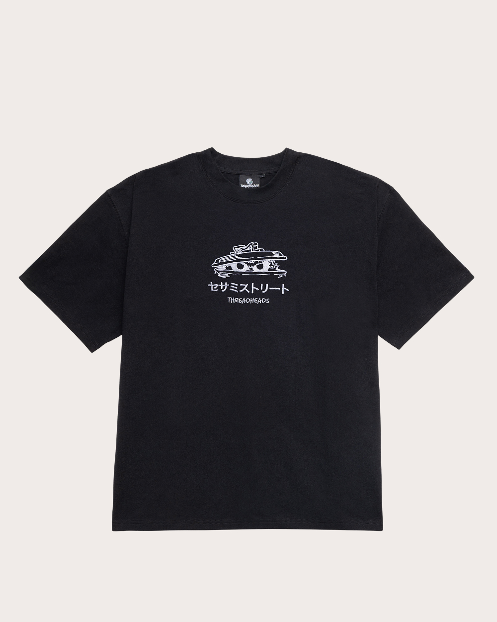 Oscar Japanese Oversized Graphic Tee - Sesame Street Collab, Unisex, 100% Combed Cotton