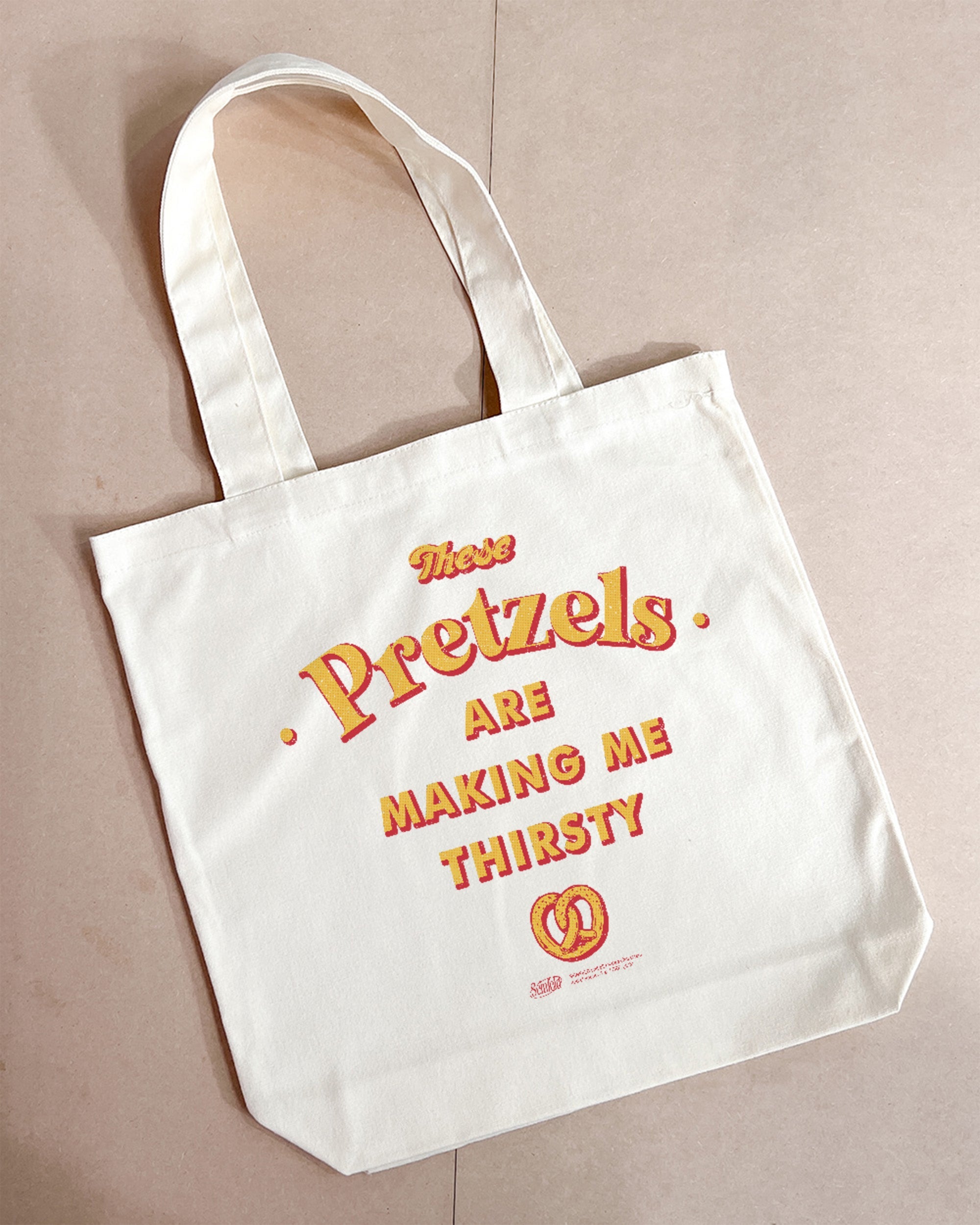 Seinfeld These Pretzels Are Making Me Thirsty Tote Bag 100% Cotton Canvas