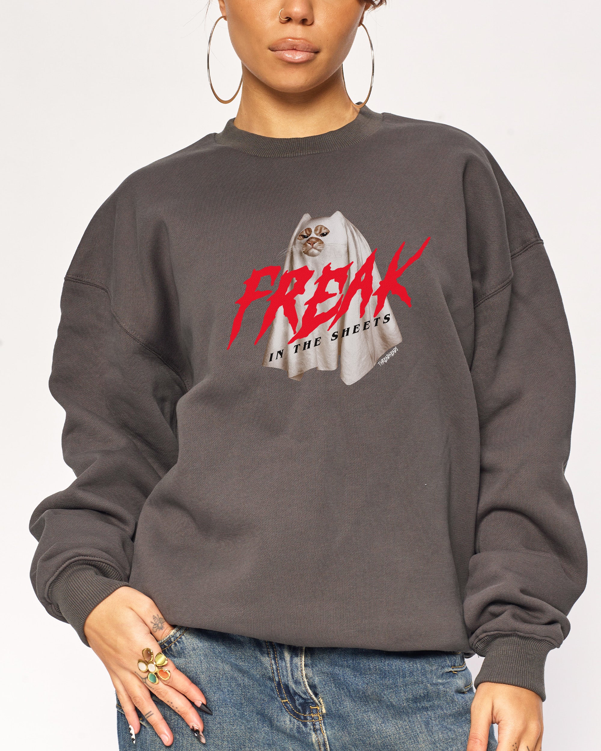 Freak in the Sheets Unisex Graphic Sweatshirt - Premium Cotton Poly Blend