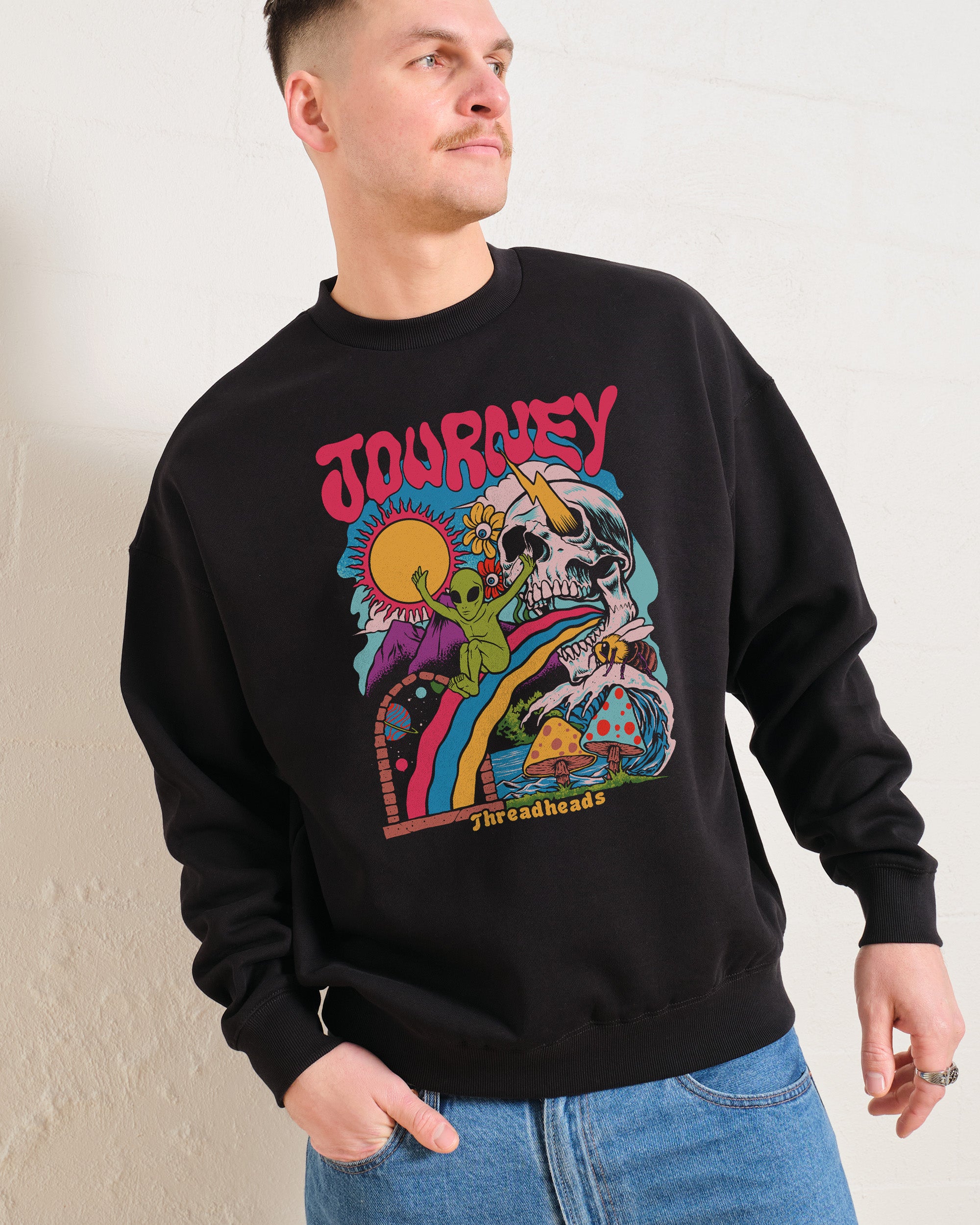 Journey Graphic Sweatshirt - Unisex 340gsm Cotton Poly Blend