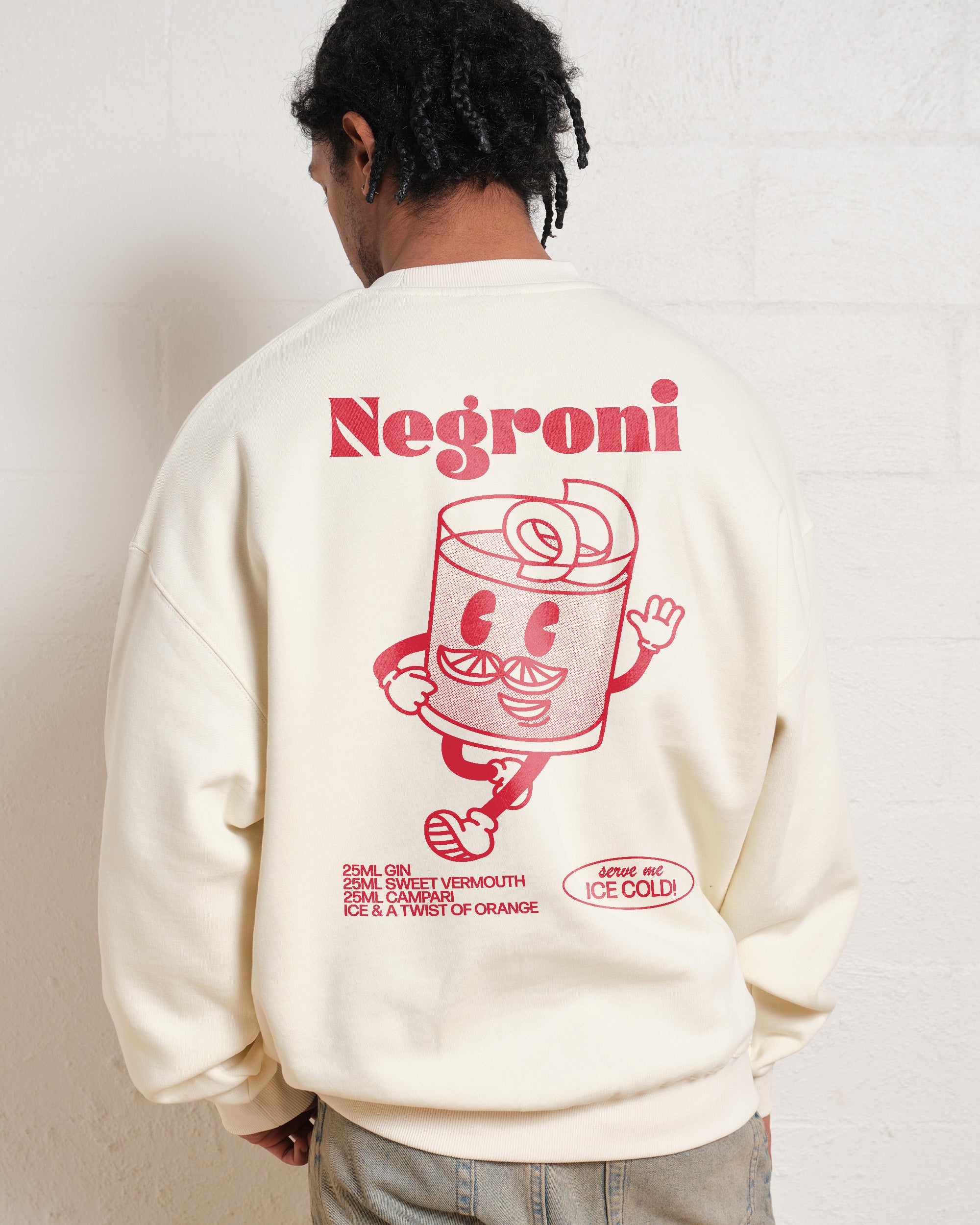 Negroni Graphic Sweatshirt - Unisex Premium Cotton Poly Blend